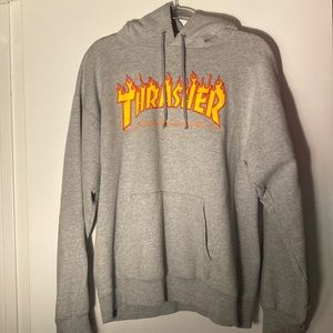 Gray Thrasher Hoodie